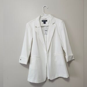 Suzy Shier White Blazer NWT Small